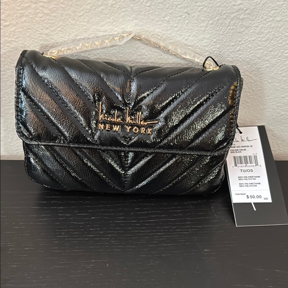 Nicole Miller Handbags - Nicole Miller Black Quilted Women's Bag